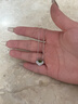 阿黛麗天然透輝石項鏈925銀鑲嵌貝母吊墜半寶石吊飾女飾品掛件七夕送女 曬單實拍圖