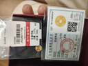 行金銀中足金999五帝幣手鏈轉(zhuǎn)運(yùn)珠金錢幣DIY編繩手串手繩 生日禮物 乾隆通寶（克重多退少補(bǔ)） 約0.5g 曬單實(shí)拍圖