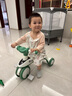 威爾貝魯（WELLBER）嬰兒睡袋寶寶竹棉紗布睡衣男女童家居睡裙春夏季 花園小兔100cm 曬單實拍圖