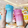 膳魔師（THERMOS）保溫杯400ml男女士?jì)和?16L不銹鋼咖啡保冷水杯子TEME-400S PK 曬單實(shí)拍圖