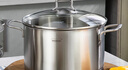Momscook 304不銹鋼湯鍋復(fù)合底大容量加厚電磁爐燃?xì)庠钇降咨顪侂p耳火鍋 【適用3-5人】 24cm 曬單實拍圖