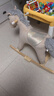 藍(lán)城木馬兒童搖搖馬毛絨玩具嬰兒寶寶兩用搖搖車騎馬玩具周歲生日禮物 珍珠絨玫瑰金騎士 曬單實(shí)拍圖