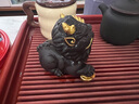 青天問月茶寵貔貅招財紫砂可養(yǎng)茶玩家用辦公室陶瓷桌面裝飾茶盤茶具配件高 紫砂招財貔貅-元寶【金】 曬單實拍圖