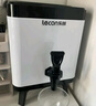 樂創(chuàng)（lecon）奶茶保溫桶溫度顯示商用開水桶大容量304內(nèi)膽豆?jié){冷熱茶水桶奶茶店方形三色可選LC-DK-10L-D 曬單實(shí)拍圖