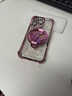 福順奢風(fēng)生水起電鍍防摔適用蘋(píng)果16pro手機殼iPhone15promax透明氣囊14plus/17高級13鏡頭全包12男女款 氣囊粉色【八方來(lái)財】風(fēng)生水起旋轉支架 iPhone 16 pro 曬單實(shí)拍圖