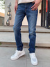Calvin KleinJeans25春夏男士復(fù)古休閑通勤ck微彈合體楔形錐形牛仔褲4RAB701 UL7-牛仔淺藍(lán) 30 曬單實拍圖