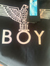 BOY LONDON春夏情侶款涼感炫彩翅膀印花潮牌短袖T恤N01912 黑色 M 曬單實(shí)拍圖