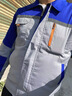 TF夏季降溫空調(diào)服男款帶風(fēng)扇的衣服充電制冷勞保工人工地女士工作服 男拼紅肩 1件 +5V配件一套 XL ，身高165-175，體重130-145 曬單實(shí)拍圖