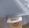 婧麒（JOYNCLEON）寶寶短袖t恤夏季2025新款兒童涼感上衣男女童夏裝半袖衣服 云朵白-知竹常樂 100 cm 曬單實拍圖