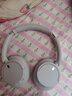 索尼（SONY）WH-CH720N頭戴式無(wú)線藍(lán)牙耳機(jī) AI智能主動(dòng)降噪重低音 網(wǎng)課英語(yǔ)學(xué)習(xí)游戲電腦耳麥 白色 曬單實(shí)拍圖