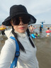 VVC防曬衣服女士夏季長款冰絲涼感防紫外線外套時(shí)尚出游披肩 冰川白 曬單實(shí)拍圖