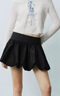 UR春季新款女裝輕芭蕾風(fēng)蓬蓬花苞短款半裙UYY550009 黑色 (偏短) XS 曬單實(shí)拍圖