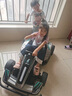 杜莎菲尼兒童卡丁車童車電動(dòng)漂移極速20km/h遙控可坐兒童節(jié)男孩生日禮物 鈦金灰+碳纖維尾燈+頭盔護(hù)具 曬單實(shí)拍圖
