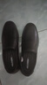 木林森（MULINSEN）男鞋商務(wù)休閑套腳軟底爸爸鞋 43碼 黑色 21811058 曬單實(shí)拍圖