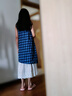 LUSON陳大豬童裝女童連衣裙2025新款洋氣法式格子裙兒童夏季裙子 曬單實拍圖