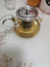 金鑲玉 玻璃茶壺泡茶壺花茶壺涼水壺耐熱防爆過(guò)濾內(nèi)膽帶蓋 雨潤(rùn)壺600ml 曬單實(shí)拍圖