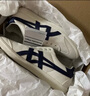 Onitsuka Tiger鬼塚虎懶人鞋  一腳蹬男女款休閑鞋 TOKUTEN SLIP-ON 米色/藍色 43.5 曬單實(shí)拍圖