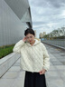 波司登（BOSIDENG）2025新款輕薄羽絨服女短款90絨連帽菱格保暖防風(fēng)外套B250135316 日輝米7C94 M 165/88A 體重約125-140斤 曬單實拍圖