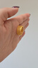 周生生七夕禮物 黃金戒指文化祝?；嵏裆；ㄗ憬痃U空戒指86297R計(jì)價(jià) 17圈 - 5.73克(含工費(fèi)180元) 曬單實(shí)拍圖