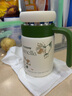 Vanow山茶花保溫辦公杯 316不銹鋼泡茶杯開學(xué)季送老師茶水分離水杯子 曬單實(shí)拍圖