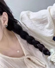 紀(jì)思梵輕奢四葉草耳釘女托玫瑰金彩金耳環(huán)情人節(jié)生日禮物送女友 耳釘【精美禮盒】 曬單實(shí)拍圖