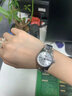 浪Longines手表女士琴時尚機械表十大品牌防水夜光鎢鋼適用男女表 L3137本色白面-女款 送手鏈皮表帶 曬單實拍圖