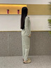 浪莎春季新品睡衣女100%純棉長(cháng)袖長(cháng)褲女士春秋開(kāi)衫可外穿家居服套裝 櫻草綠-3880 XL 建議165-170cm/120-140斤 曬單實(shí)拍圖