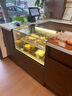 致途致途咖啡店雙層嵌入式吧臺(tái)甜品蛋糕展示柜直角無(wú)邊框西點(diǎn)冷藏柜 雙層無(wú)邊蛋糕柜（支持尺寸定制） 0.9*0.65*1m 曬單實(shí)拍圖