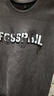 Foss Phil短袖t恤男士夏季麂皮絨美式潮流簡(jiǎn)約印花打底衫男裝DT11深灰M 曬單實(shí)拍圖