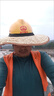 安全帽遮陽防曬帽檐草帽圈通用防曬無頂夏建筑工地施工帽沿防曬帽 寬50CM【掛鉤+固定帶+松緊帶】 曬單實拍圖