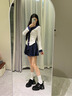 CHERY KALLY輕奢厚底深口單鞋女2025年夏季百搭增高鞋高級潮流小皮鞋女 松露黑 35 曬單實拍圖