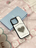 FUNNY RICH甜酷芭蕾風(fēng)適用iPhone16ProMax手機(jī)殼蘋(píng)果15puls新款磁吸保護(hù)套14女款防摔13高級(jí)感可愛(ài)創(chuàng)意小清新 愛(ài)心琴譜-銀色鏡面（磁吸款） iphone16 Pro 曬單實(shí)拍圖