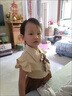 G.DUCKKIDS女童套裝夏季2025新款網(wǎng)紅中大童韓系洋氣時(shí)髦薄款短袖短褲兩件套 卡其色 140 曬單實(shí)拍圖