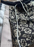 DZZIT地素半身裙2025夏季新款摩登糅合中式拼接高腰百褶裙女3J2S2126A 黑色 XS 曬單實(shí)拍圖