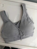 MDUG哺乳內(nèi)衣哺乳背心哺乳內(nèi)衣夏季薄款老奶奶內(nèi)衣哺乳奶奶背心哺乳 【純棉哺乳文胸背心式】?jī)杉b 灰色+豆沙XXL（125-140斤）普快 曬單實(shí)拍圖