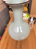 傲世景德鎮(zhèn)陶瓷器中式官窯花瓶工藝品客廳擺件玄關辦公室博古架裝飾品 天青裂紋賞瓶+底座+證書 曬單實拍圖