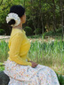 小野七天法式碎花半身裙女春夏新款小清新高腰顯瘦a字裙設(shè)計(jì)感小眾長裙子 均碼 裙長80 腰圍62（松緊腰） 曬單實(shí)拍圖