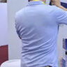 海瀾之家HLA海瀾之家短袖POLO衫男運(yùn)動(dòng)速干翻領(lǐng)純色短袖男 曬單實(shí)拍圖