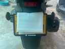 箭文騎士摩托車車牌框適用豪爵TR300 UHR150 AFR125復古車牌架后牌照架框 豪爵  鎂合金封閉式仿碳 曬單實拍圖