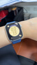 Apple/蘋果 Watch Series 10 智能手表GPS款42毫米銀色鋁金屬表殼丹寧色運動型表帶S/M MX1J3CH/B 曬單實拍圖