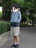 貴人鳥防曬衣男夏季防曬服長(zhǎng)袖薄款?yuàn)A克外套冰絲皮膚衣 灰藍(lán)/幽蘭 XL 曬單實(shí)拍圖