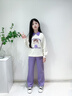 NICKYBABY女童套裝春秋款兒童秋裝2025新款衛(wèi)衣中大童秋季運(yùn)動(dòng)女孩童裝衣服 15012紫色+4913漸變【春秋款】 160 曬單實(shí)拍圖