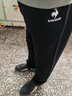 樂(lè )卡克（Le coq sportif）法國公雞男款三色系列經(jīng)典針織運動(dòng)長(cháng)褲 黑色/B01 XL 曬單實(shí)拍圖