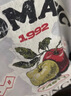 UR2025夏季新款女裝復古做舊印花修身棉質(zhì)短袖T恤UYY450169 米黃 L 曬單實(shí)拍圖