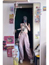 Jret一褲兩穿_美式工裝褲女夏寬松闊腿褲小個子束腳高腰運動加長褲子 粉色[款] 常規(guī) S [80-100斤] 曬單實拍圖