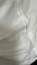 雅戈?duì)枺╕OUNGOR）短袖襯衫男白色隱條紋DP免燙襯衫棉質(zhì)面料抗皺平整易打理 GSDP104981BJY白色 41 曬單實(shí)拍圖