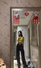 若盼美式工裝褲女大碼胖mm高腰直筒休閑褲梨形身材設計感翻邊闊腿褲子 灰色 M 建議95-110斤 曬單實拍圖