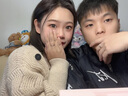 老鳳祥純銀情侶戒指一對男女對戒求婚表白鉆戒七夕情人節(jié)禮物送女友老婆 唯愛鉆石對戒 曬單實拍圖