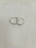 中國黃金莫比蝴蝶情侶戒指一對男女銀對戒七夕情人節(jié)禮物送女友老婆生日 莫比蝴蝶對戒+證書禮盒 曬單實(shí)拍圖