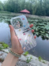 圣圖朗羽紗漸變滿屏愛心適用蘋果16promax手機殼iphone15自帶鏡頭膜11新款14全包高級13清新12防摔保護套 羽紗殼-全包鏡頭膜【草紫色】單殼 iPhone 14 Pro 曬單實拍圖